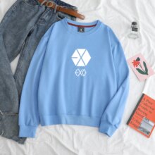 Exo High Quality Cotton O-Neck Unisex Sweatshirt Exo High Quality Cotton O-Neck Unisex Sweatshirt