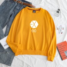 Exo High Quality Cotton O-Neck Unisex Sweatshirt Exo High Quality Cotton O-Neck Unisex Sweatshirt