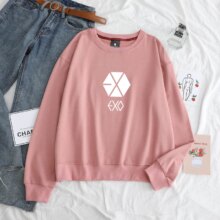 Exo High Quality Cotton O-Neck Unisex Sweatshirt Exo High Quality Cotton O-Neck Unisex Sweatshirt