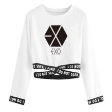 K-Pop Exo Harajuku Long Sleeve & O-Neck Unisex Sweatshirt K-Pop Exo Harajuku Long Sleeve & O-Neck Unisex Sweatshirt