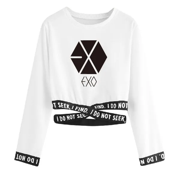 K-Pop Exo Harajuku Long Sleeve & O-Neck Unisex Sweatshirt K-Pop Exo Harajuku Long Sleeve & O-Neck Unisex Sweatshirt