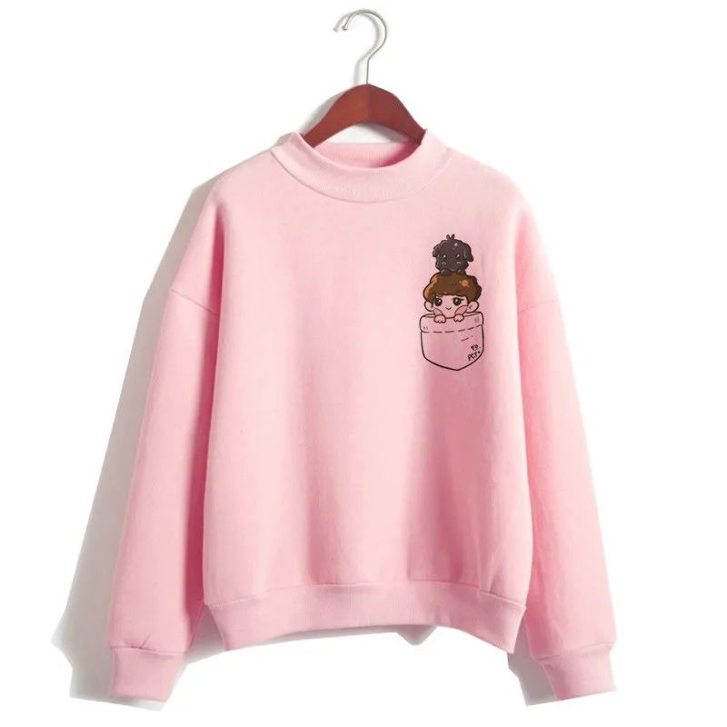 K-Pop Exo Harajuku Cartoon Design Streetwear For Women K-Pop Exo Harajuku Cartoon Design Streetwear For Women