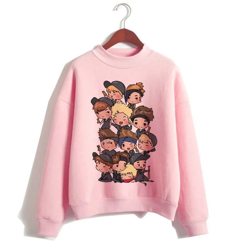 K-Pop Exo Harajuku Cartoon Design Streetwear For Women K-Pop Exo Harajuku Cartoon Design Streetwear For Women