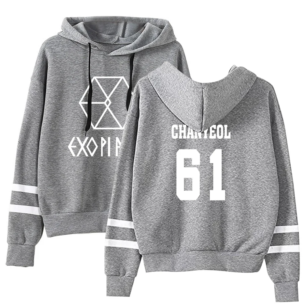 Exo Combination Printed Casual Hoodies Exo Combination Printed Casual Hoodies