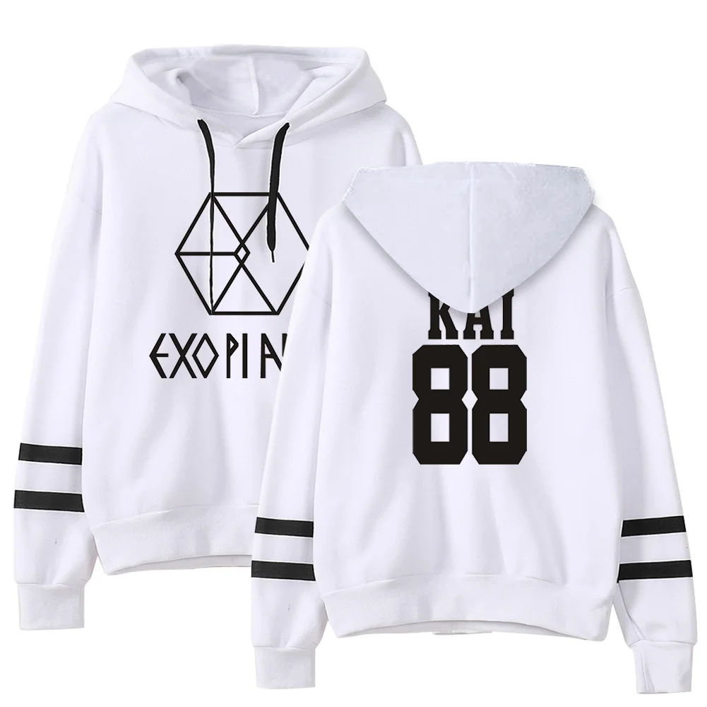 Exo Combination Printed Casual Hoodies Exo Combination Printed Casual Hoodies