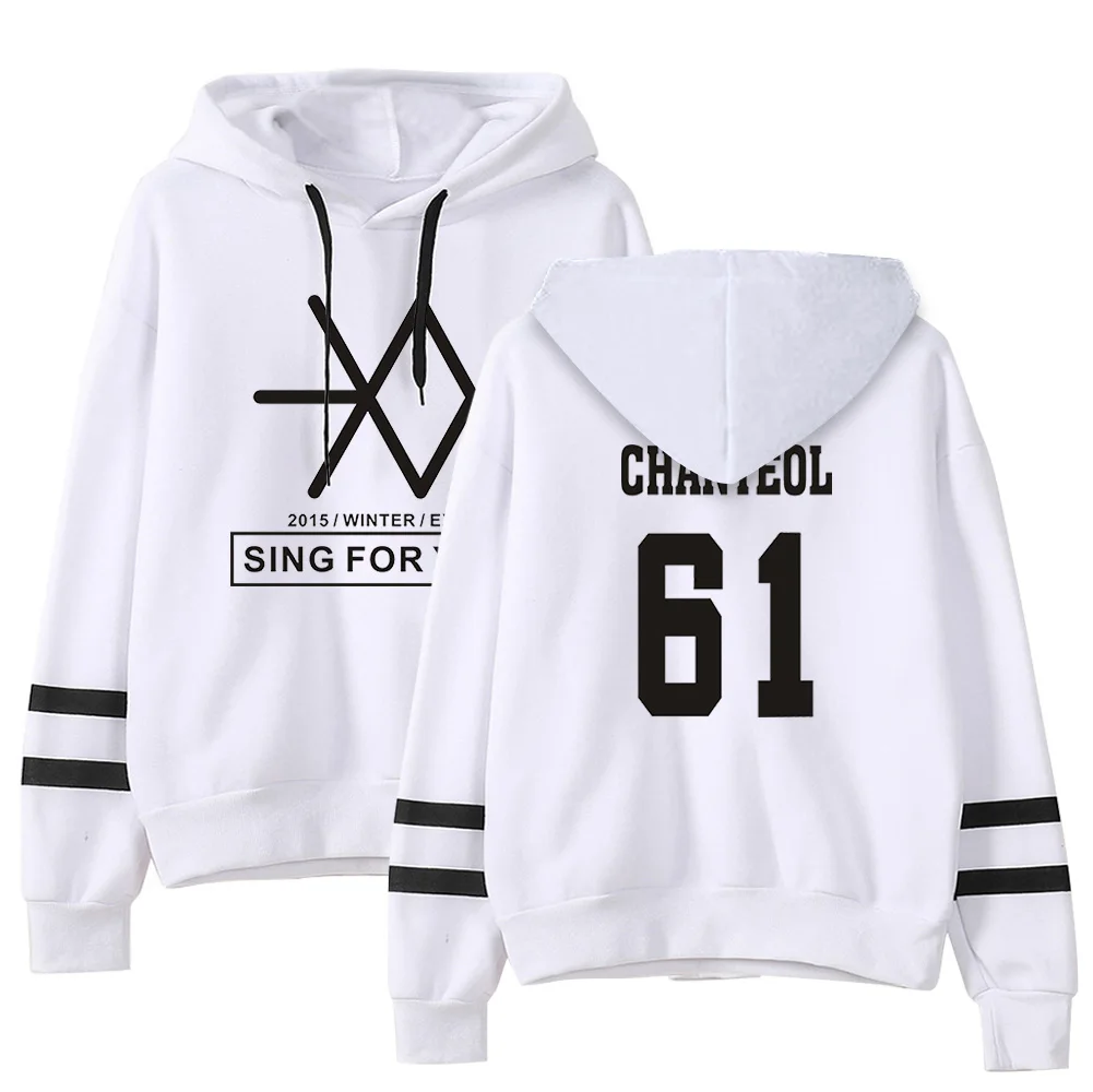 Exo Combination Printed Casual Hoodies Exo Combination Printed Casual Hoodies