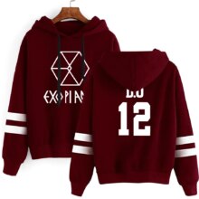 Exo Combination Printed Casual Hoodies Exo Combination Printed Casual Hoodies