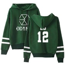 Exo Combination Printed Casual Hoodies Exo Combination Printed Casual Hoodies