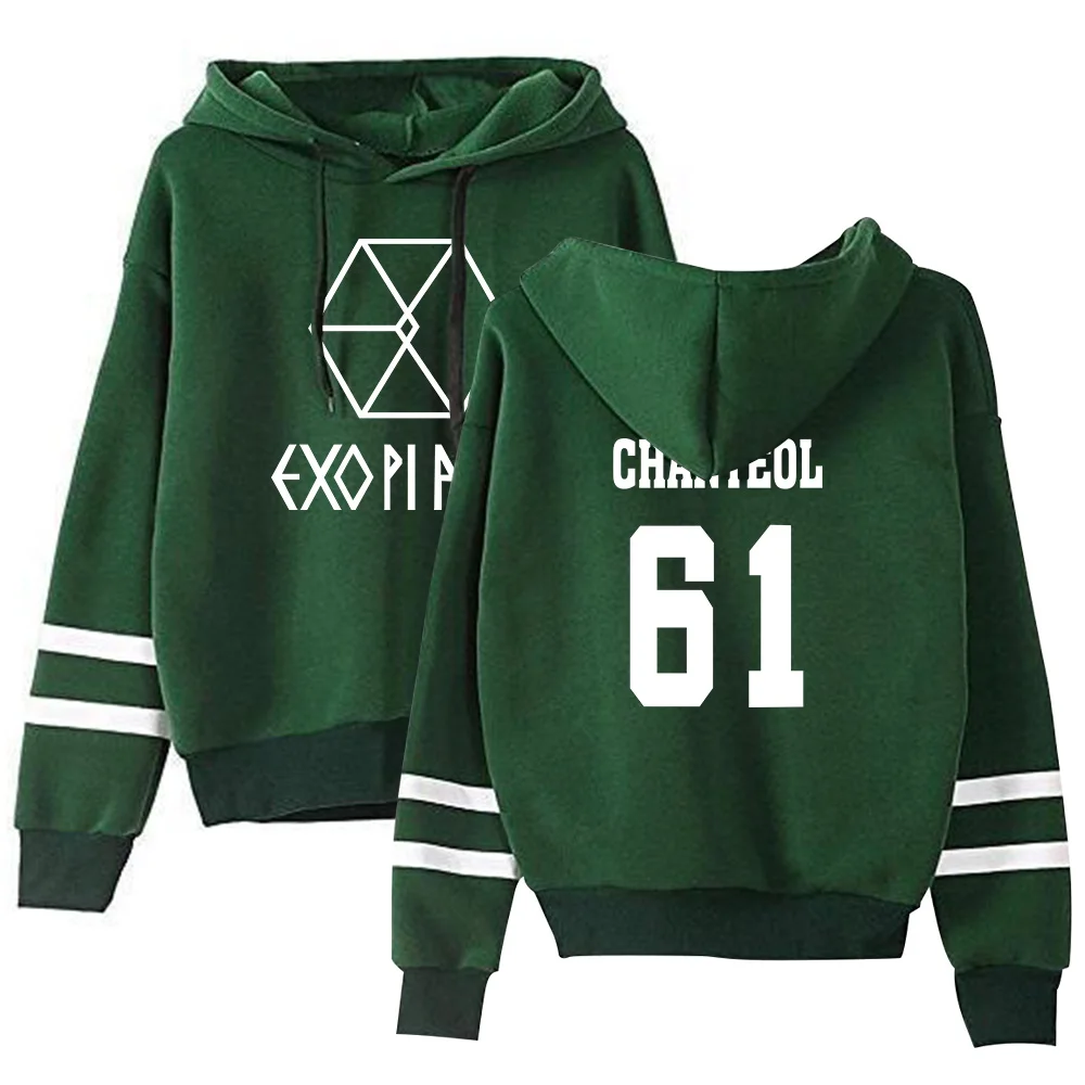 Exo Combination Printed Casual Hoodies Exo Combination Printed Casual Hoodies