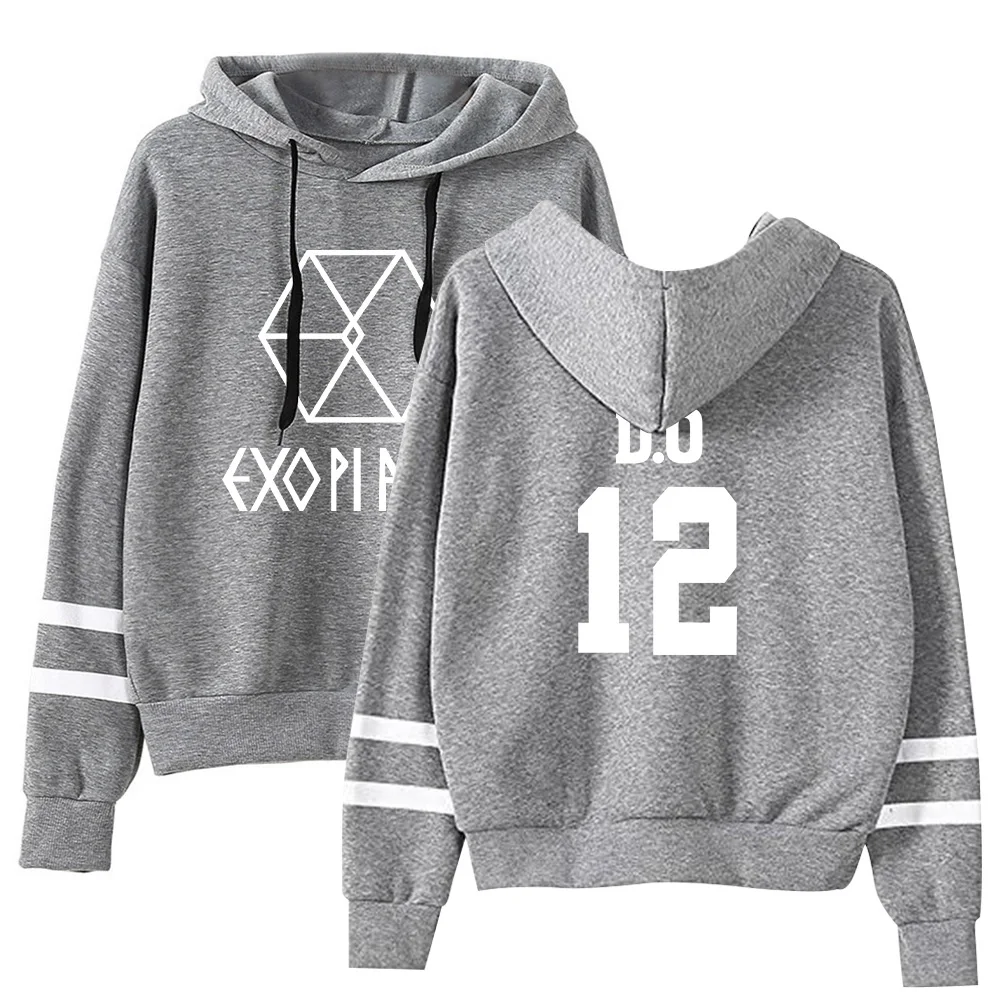 Exo Combination Printed Casual Hoodies Exo Combination Printed Casual Hoodies