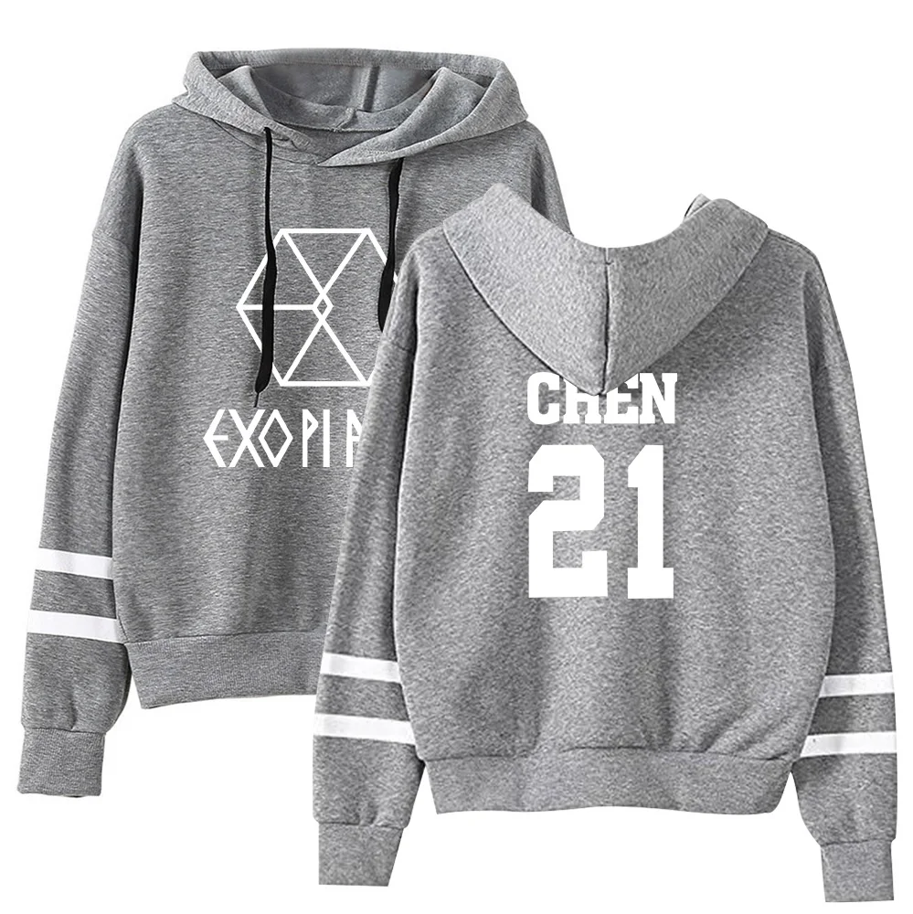 Exo Combination Printed Casual Hoodies Exo Combination Printed Casual Hoodies