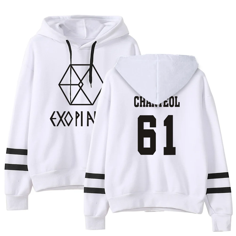 Exo Combination Printed Casual Hoodies Exo Combination Printed Casual Hoodies