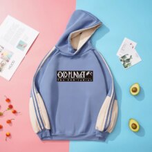 Exo K-Pop Unisex Fleece Casual Hoodie Exo K-Pop Unisex Fleece Casual Hoodie