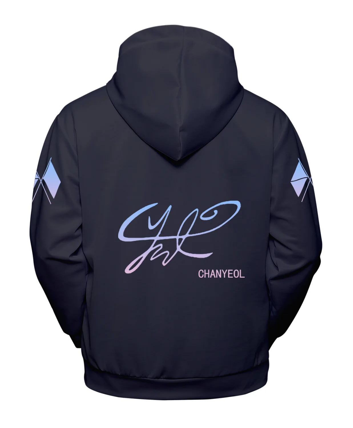 EXO Harajuku Printed Unisex Casual Long Sleeve Hoodies EXO Harajuku Printed Unisex Casual Long Sleeve Hoodies