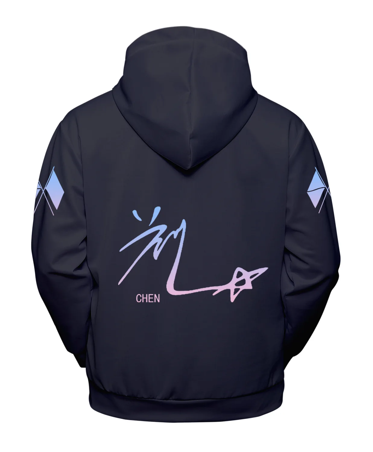 EXO Harajuku Printed Unisex Casual Long Sleeve Hoodies EXO Harajuku Printed Unisex Casual Long Sleeve Hoodies