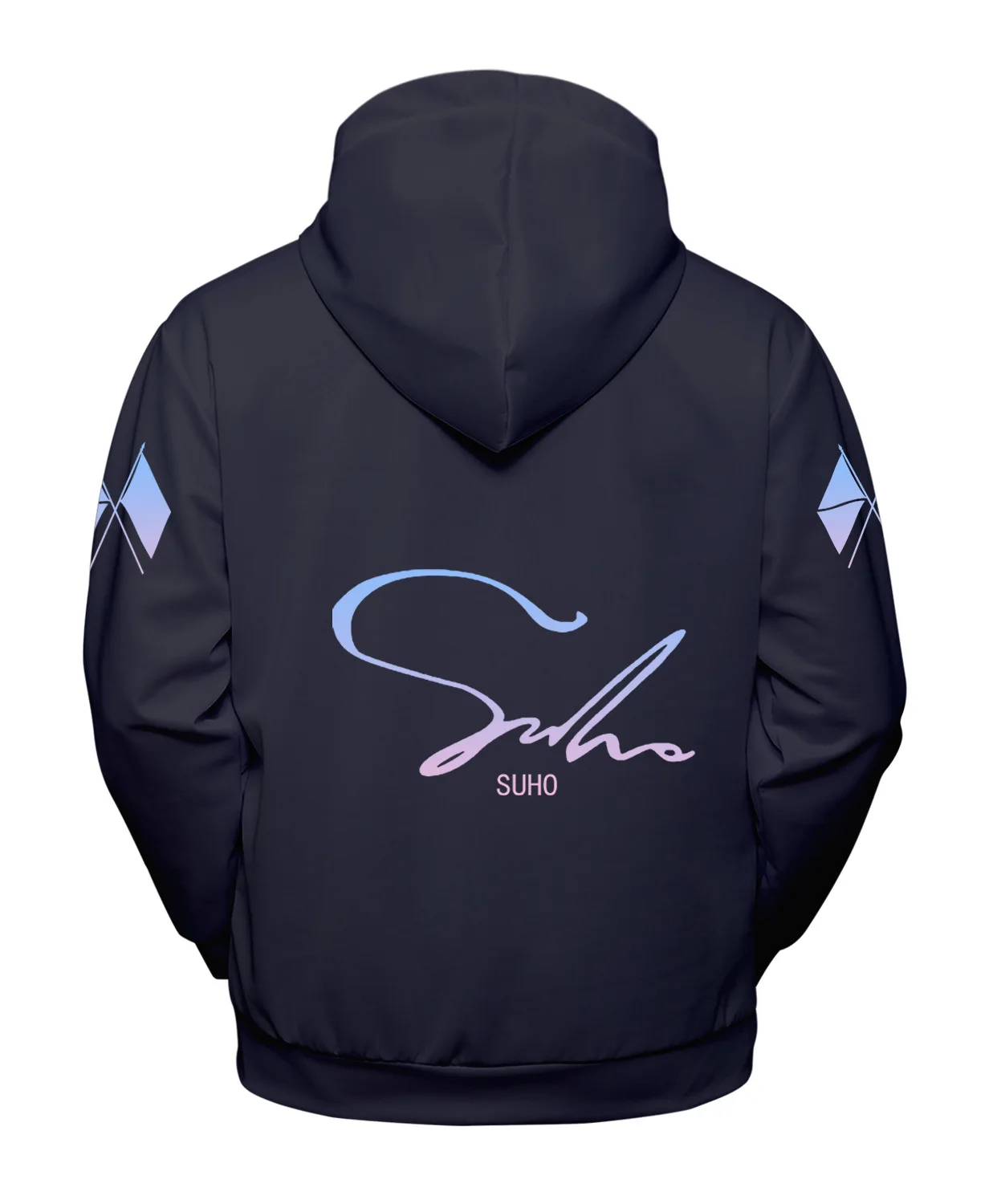 EXO Harajuku Printed Unisex Casual Long Sleeve Hoodies EXO Harajuku Printed Unisex Casual Long Sleeve Hoodies