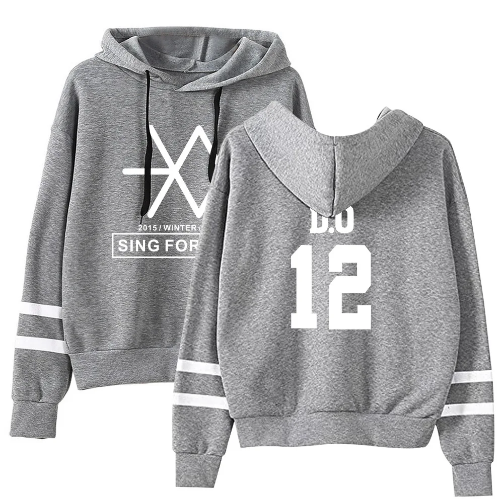 K-Pop EXO Harajuku Casual Hoodie For Women