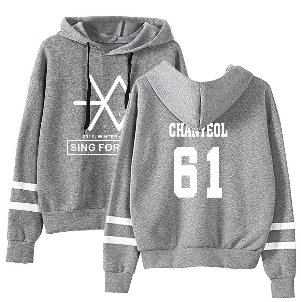 K-Pop EXO Harajuku Casual Hoodie For Women