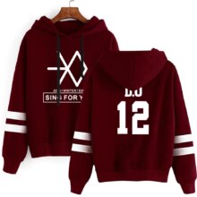 K-Pop EXO Harajuku Casual Hoodie For Women K-Pop EXO Harajuku Casual Hoodie For Women