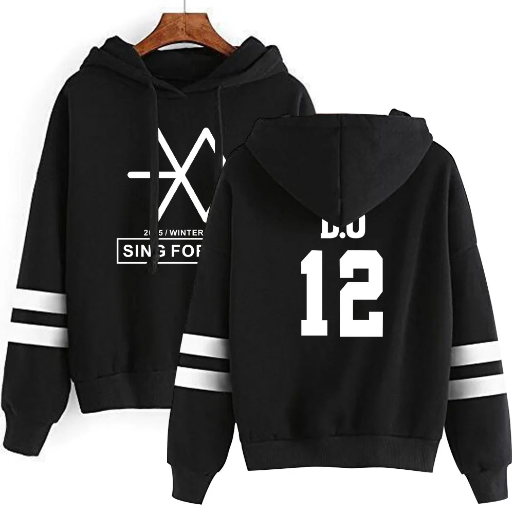 K-Pop EXO Harajuku Casual Hoodie For Women