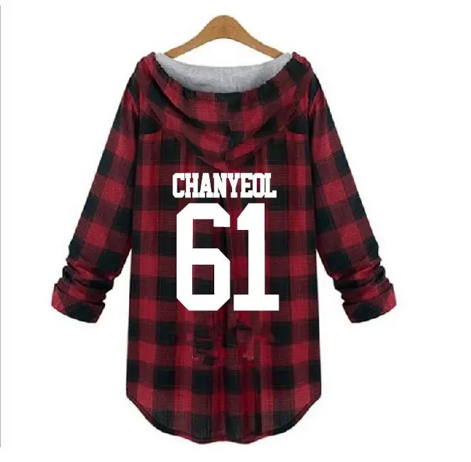 K-Pop EXO Lattice Casual Hoodies For Women