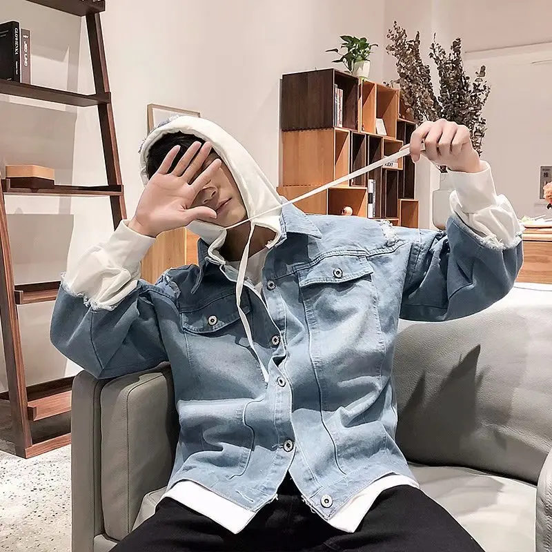 Exo Jeans Coat Casual Long Sleeve Hoodies