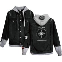 Exo Jeans Coat Casual Long Sleeve Hoodies Exo Jeans Coat Casual Long Sleeve Hoodies