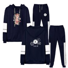 EXO Casual Hoodies With Pant Clothing Set EXO Casual Hoodies With Pant Clothing Set