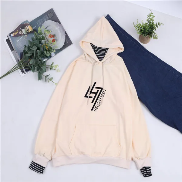 Exo K-Pop Long Sleeve Striped Style Hoodies