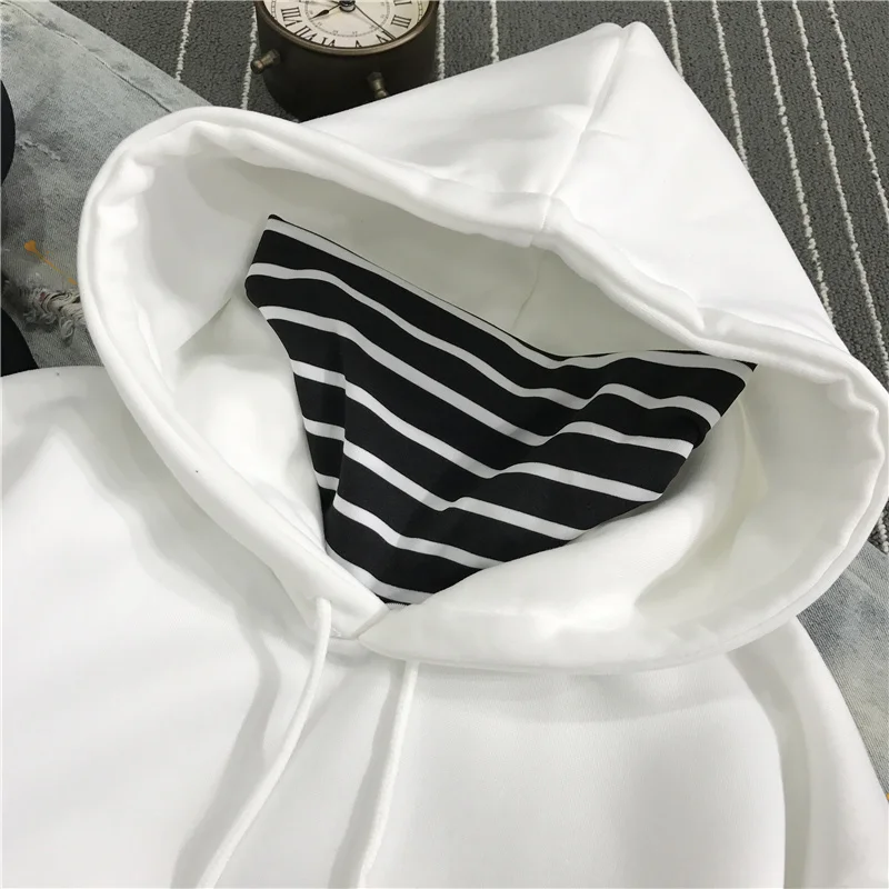 Exo K-Pop Long Sleeve Striped Style Hoodies