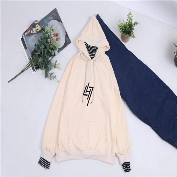 Exo K-Pop Long Sleeve Striped Style Hoodies