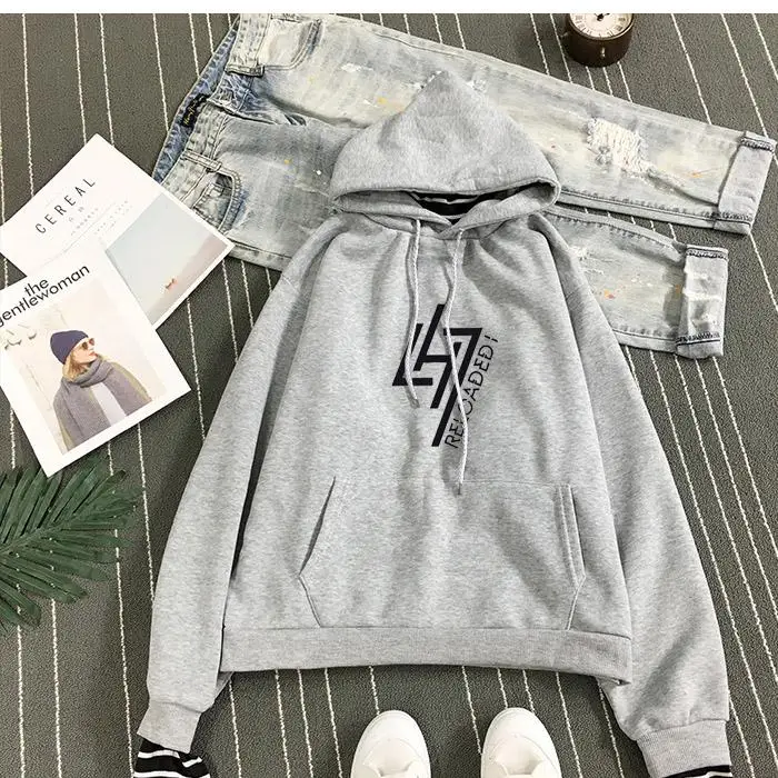 Exo K-Pop Long Sleeve Striped Style Hoodies