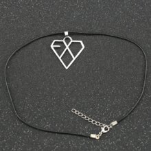 K-POP EXO Heart Love Style Silver Color Necklace K-POP EXO Heart Love Style Silver Color Necklace