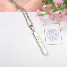 K-Pop EXO Titanium Steel Necklace For Women K-Pop EXO Titanium Steel Necklace For Women