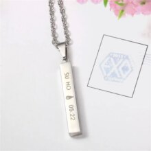 K-Pop EXO Titanium Steel Necklace For Women K-Pop EXO Titanium Steel Necklace For Women