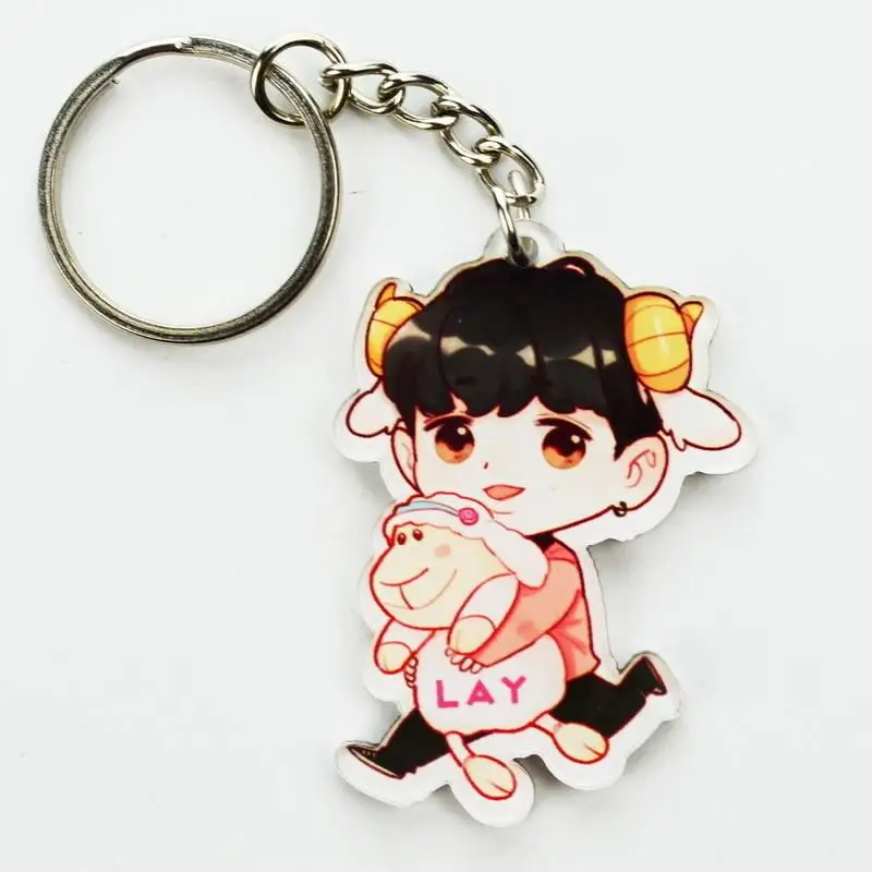 K-Pop EXO Chanyeol Baekhyun Bag Keychain