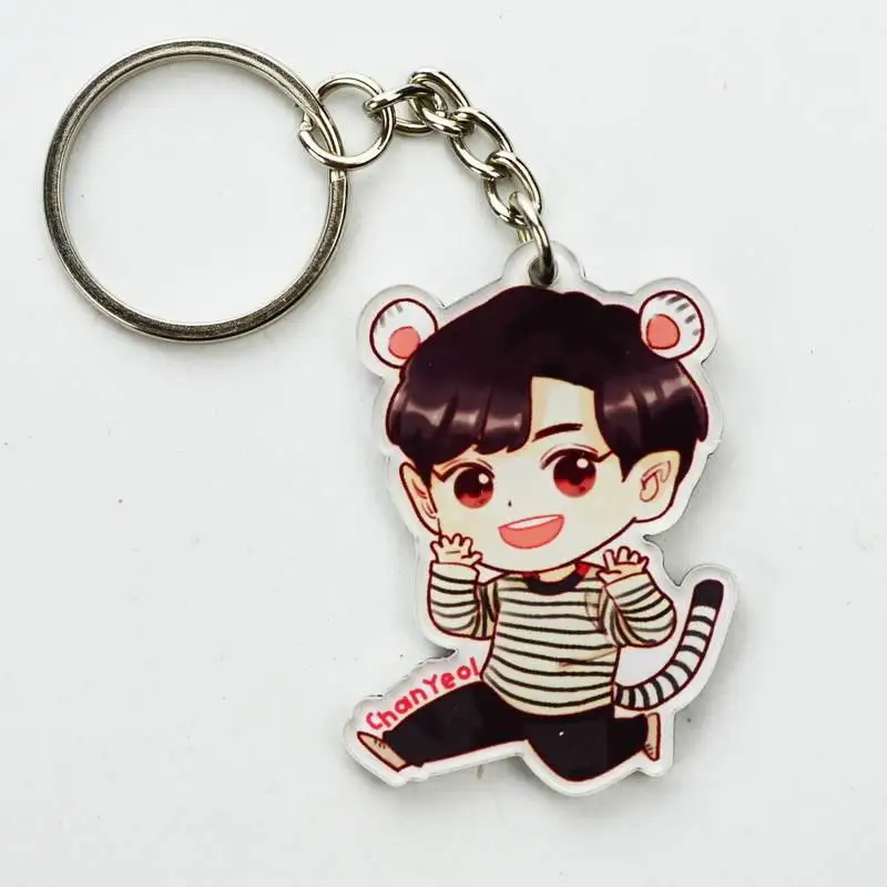 K-Pop EXO Chanyeol Baekhyun Bag Keychain