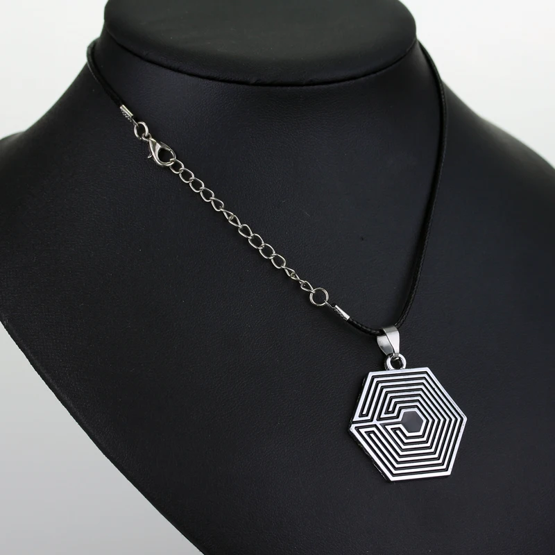 KPOP Star EXO Logo Maze Unisex Necklace KPOP Star EXO Logo Maze Unisex Necklace