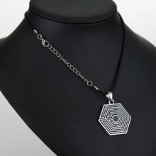 KPOP Star EXO Logo Maze Unisex Necklace KPOP Star EXO Logo Maze Unisex Necklace