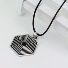 KPOP Star EXO Logo Maze Unisex Necklace KPOP Star EXO Logo Maze Unisex Necklace