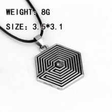 KPOP Star EXO Logo Maze Unisex Necklace KPOP Star EXO Logo Maze Unisex Necklace