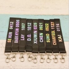 K-Pop EXO Album Nylon KeyChain K-Pop EXO Album Nylon KeyChain
