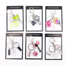 K-Pop EXO GOT7 Twice Seventeen Key Chain K-Pop EXO GOT7 Twice Seventeen Key Chain
