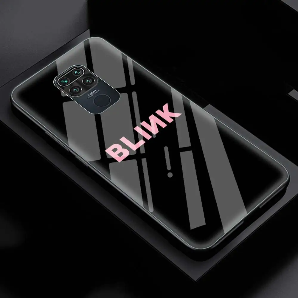 K-Pop Blackpink's Tempered Glass Funda Case For Xiaomi Redmi