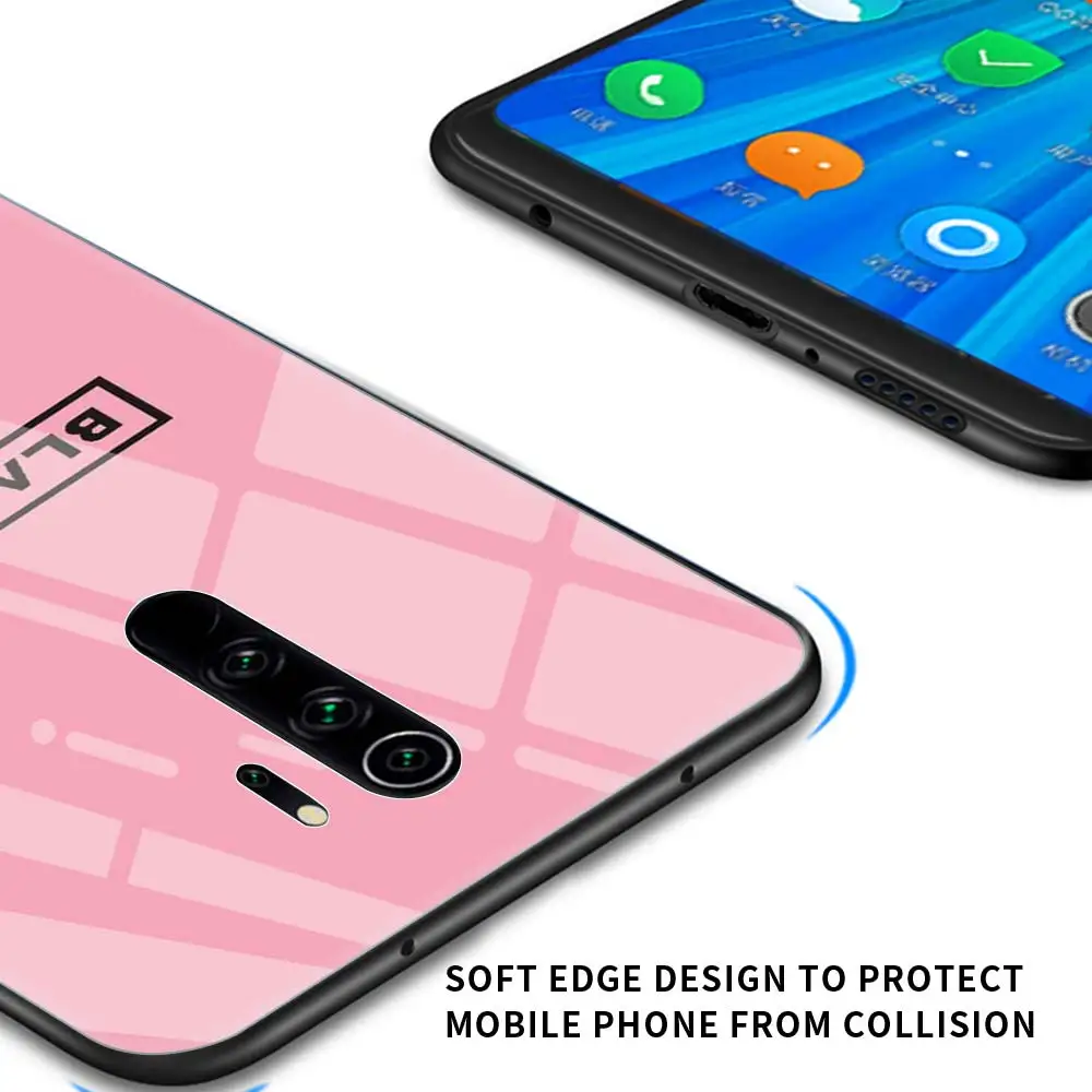 K-Pop Blackpink's Tempered Glass Funda Case For Xiaomi Redmi