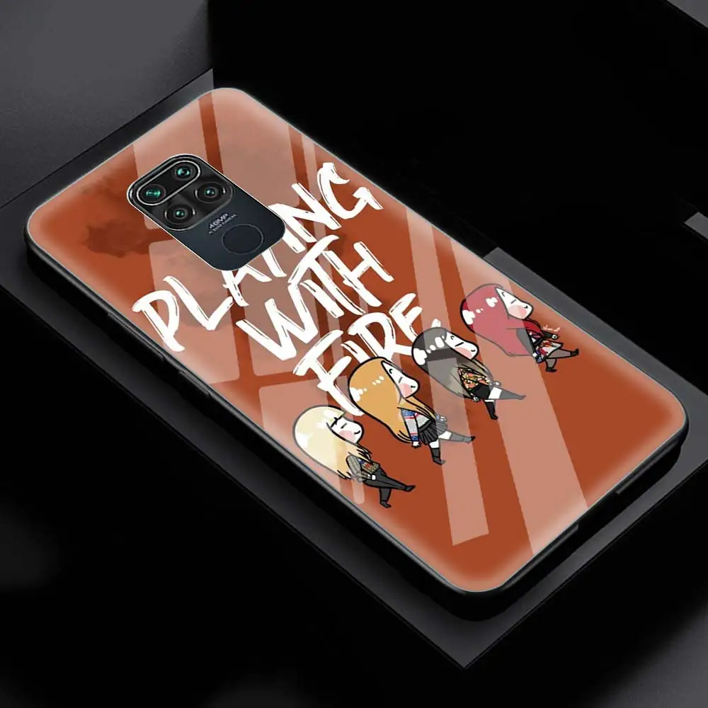 K-Pop Blackpink's Tempered Glass Funda Case For Xiaomi Redmi