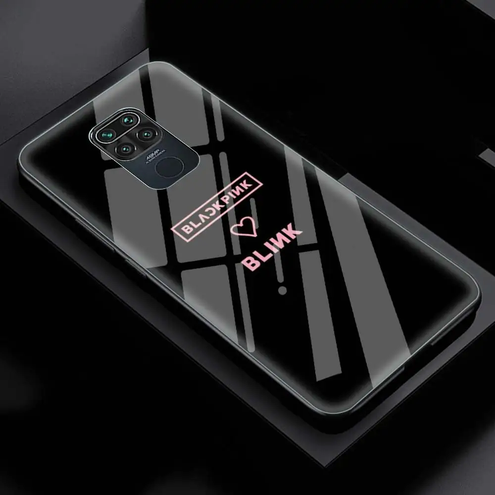 K-Pop Blackpink's Tempered Glass Funda Case For Xiaomi Redmi