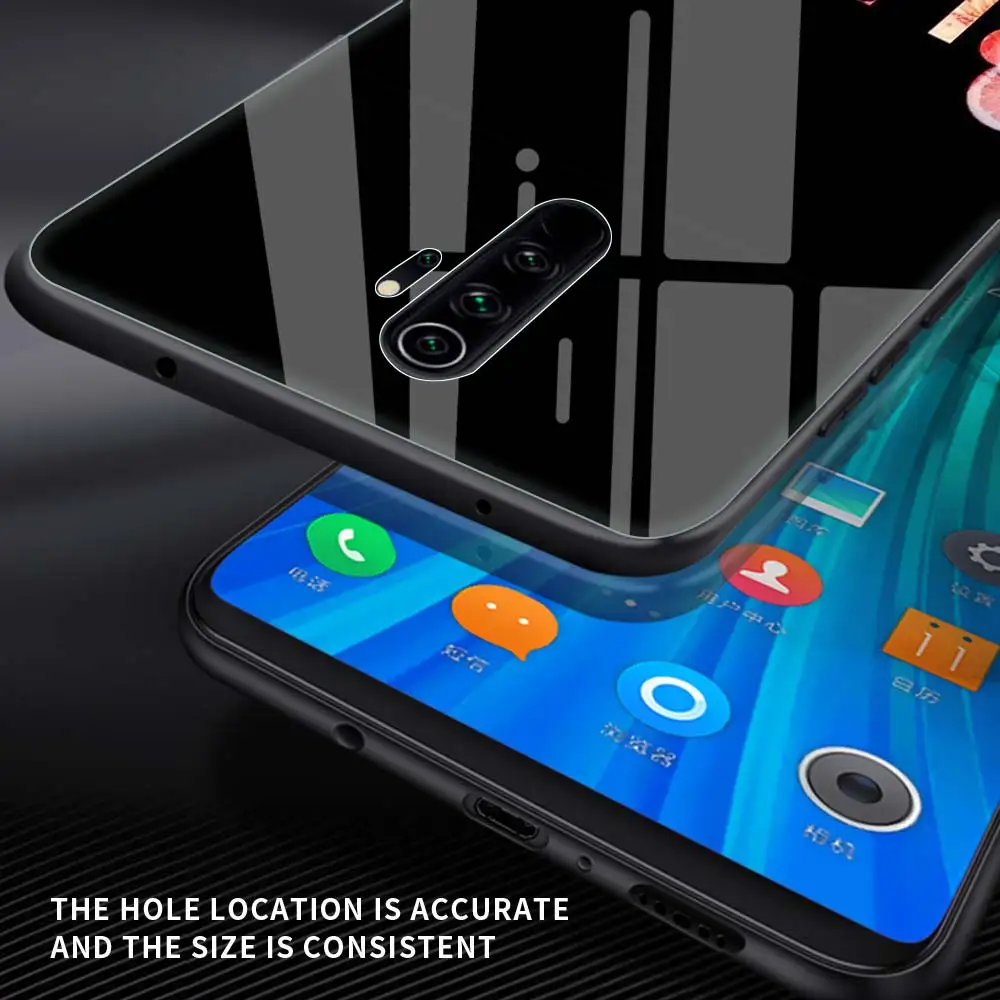 K-Pop Blackpink's Tempered Glass Funda Case For Xiaomi Redmi