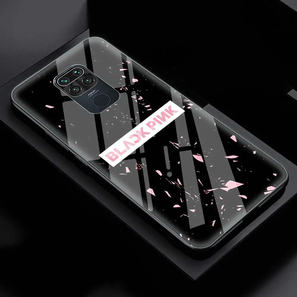 K-Pop Blackpink's Tempered Glass Funda Case For Xiaomi Redmi