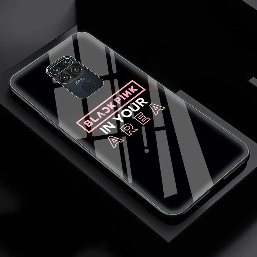 K-Pop Blackpink's Tempered Glass Funda Case For Xiaomi Redmi